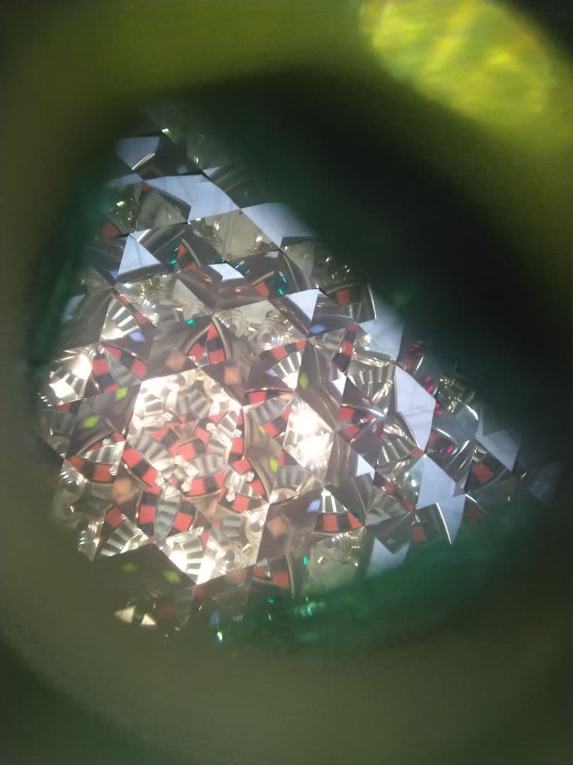 オルゴールのルーレット付き万華鏡