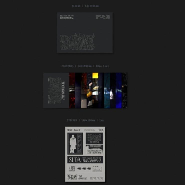 ミュージック BTS SUGA Agust D TOUR D-DAY The Original