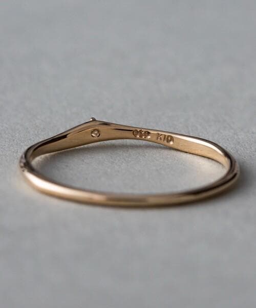 ete K10YG ペア ダイヤモンド リング 7号
