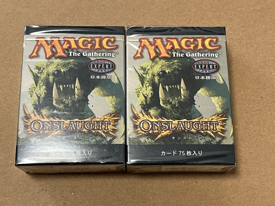 MTG 絶版 未開封 オンスロート トーナメントパック×2 日本語