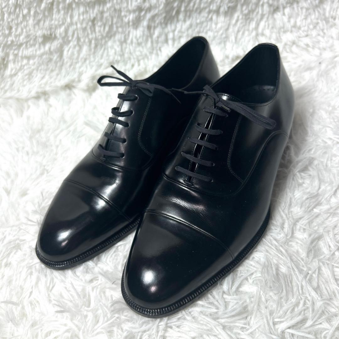 【未使用品】Marelli本革 ストレートチップ ビジネスシューズ 25.5cm