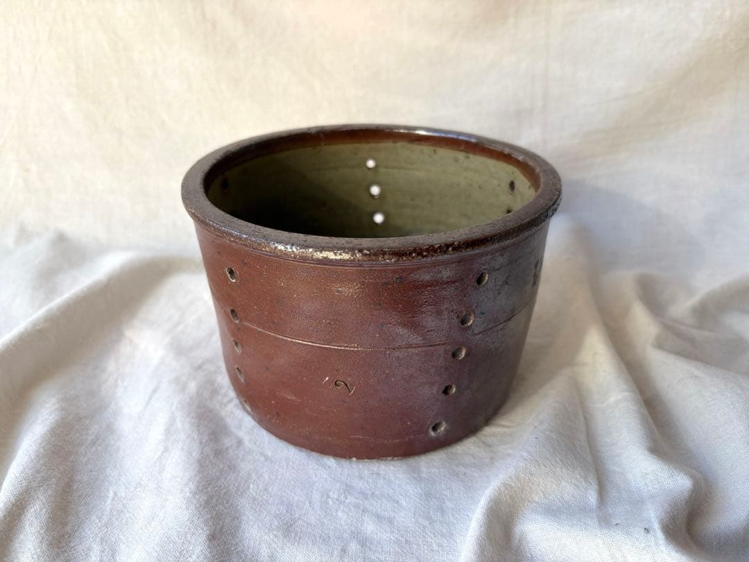 フランスアンティーク　フェセル　水切りポット