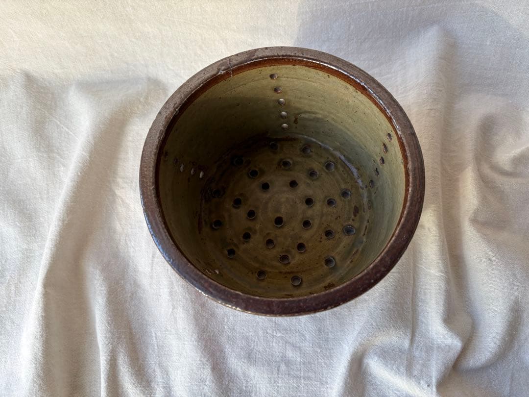 フランスアンティーク　フェセル　水切りポット