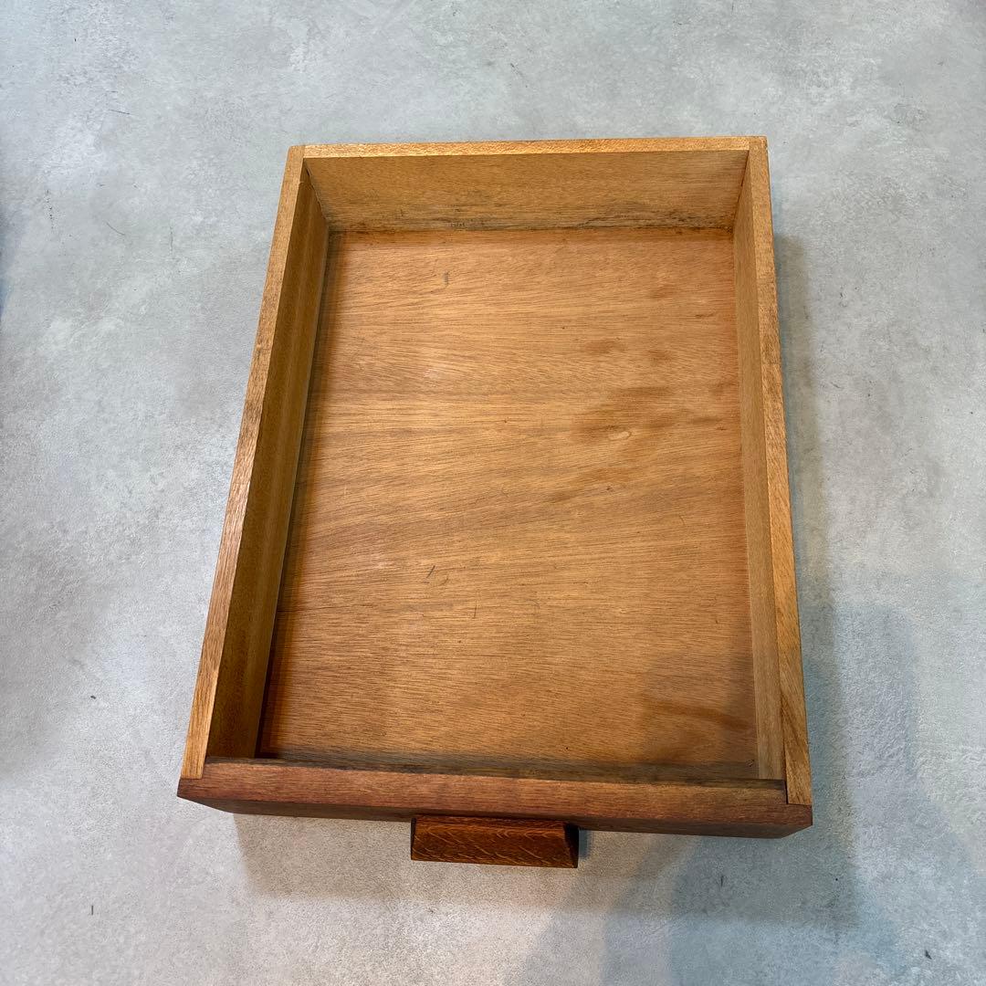 昭和レトロ 木製 5段引き出し｜無垢材 チェスト 大型ラック｜木製取っ手 古道具