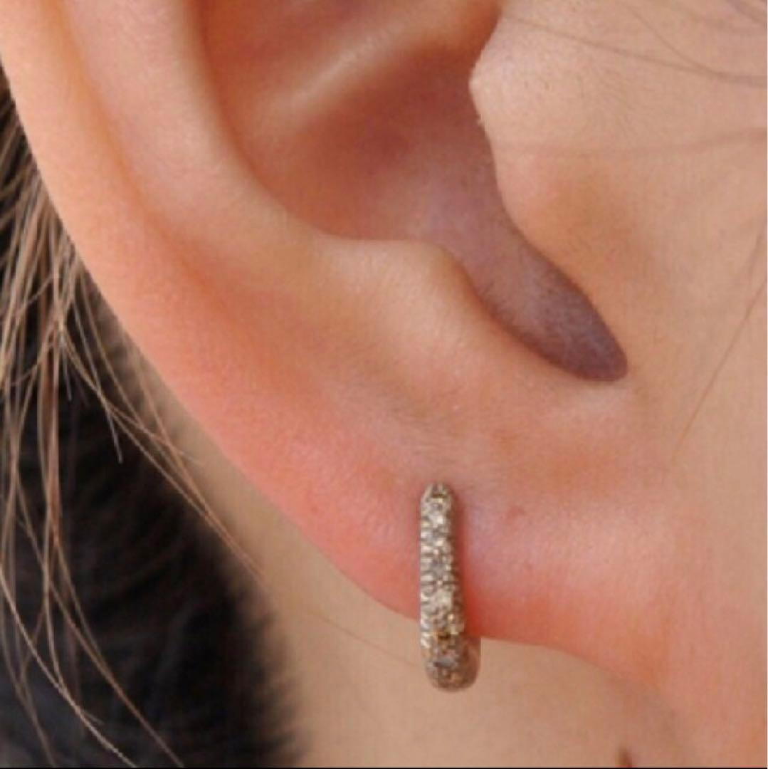 hum ハムエタ ピアス et-P96s k18WG ダイヤモンド