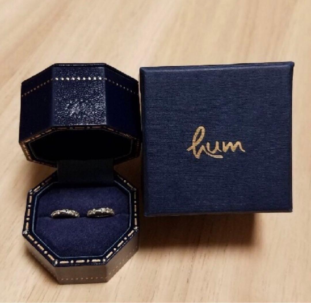 hum ハムエタ ピアス et-P96s k18WG ダイヤモンド