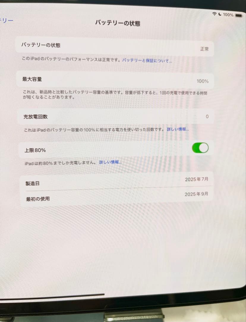 【超美品】iPad Pro11インチ (M4)256GB WiFiモデル