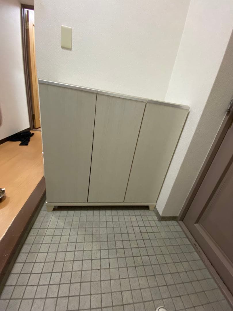 靴箱 ホワイト シンプルデザイン