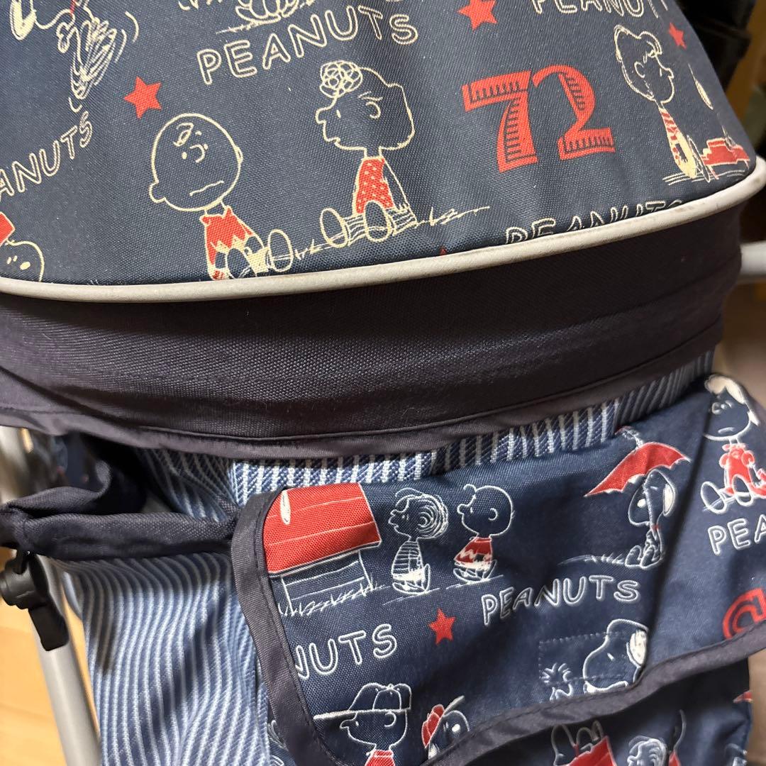 ペットパラダイス⭐︎スヌーピー柄 ペットカート ネイビー