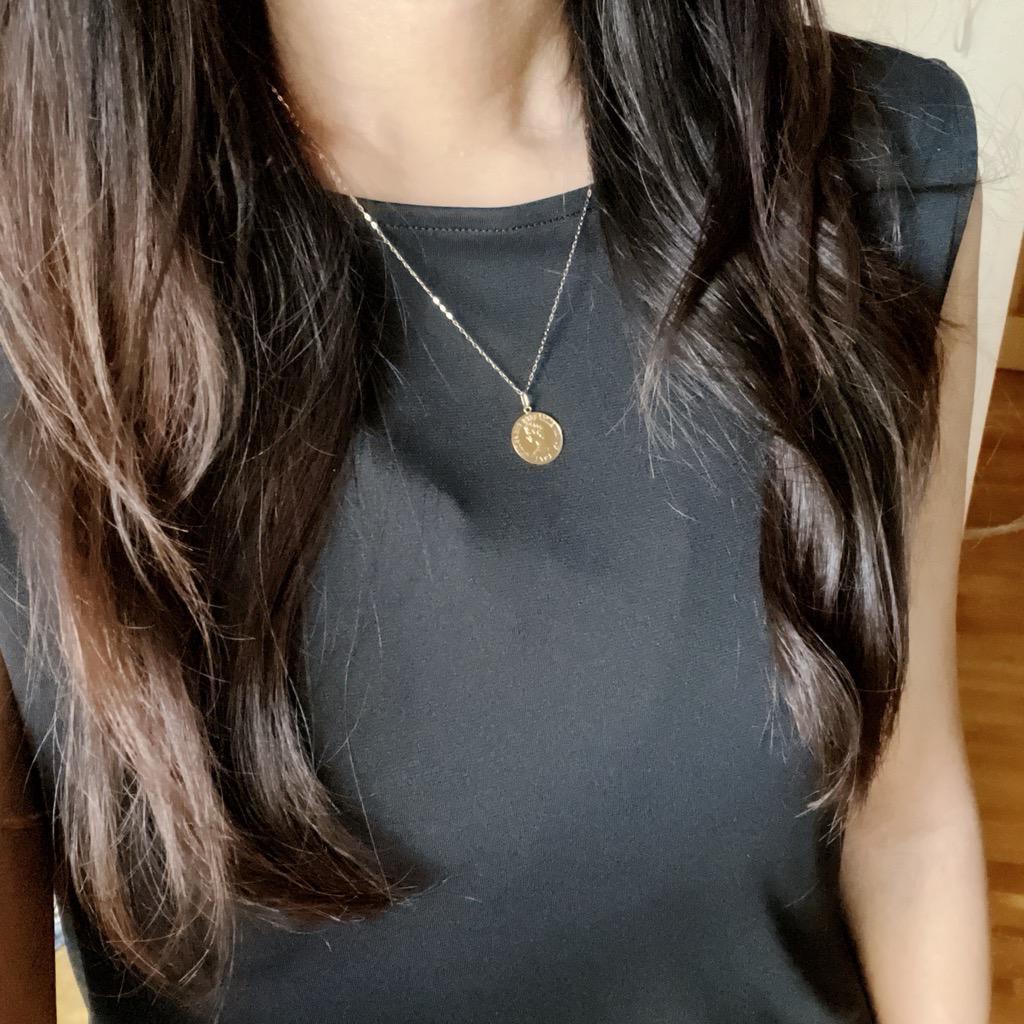 新品 K18  ネックレス トップ 刻印 18K ネックレストップ L