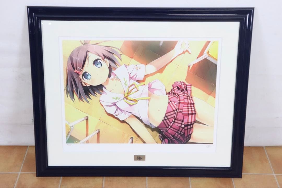 カントク　版画　アールビバン　変態王子お笑わない猫　「先輩は変態さんですね」