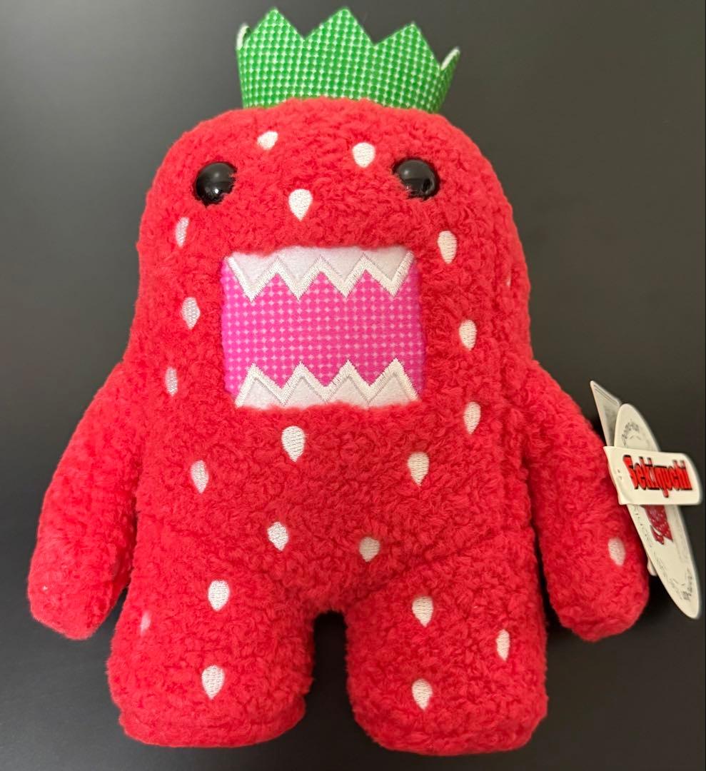 どーもくん15th 15周年　イチゴ　ぬいぐるみ　S