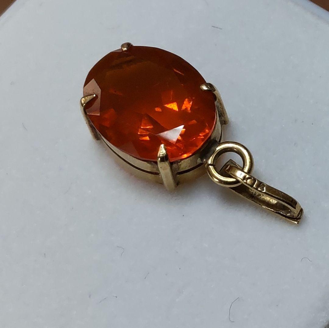 ファイアーオパールペンダントヘッド(18K)