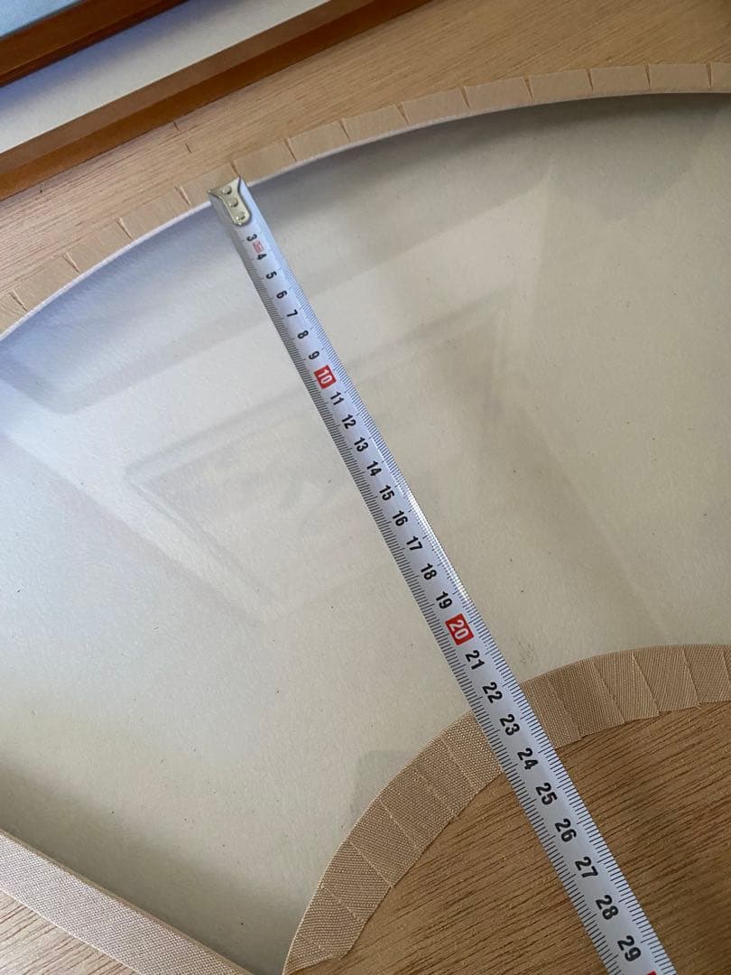 扇型　額縁　5枚　書道　扇面　木製額縁　和風　未使用　まとめ売り