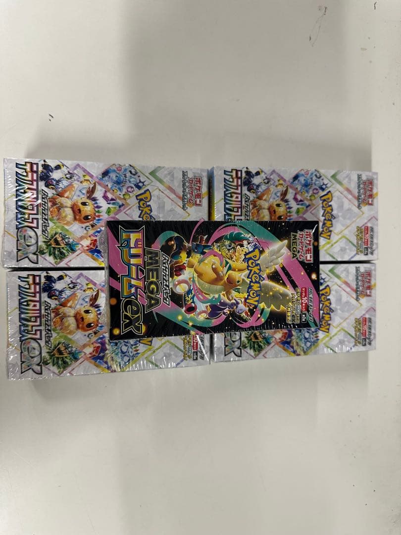 【シュリンク付き】テラスタルフェスex4BOX メガドリームex1計5box