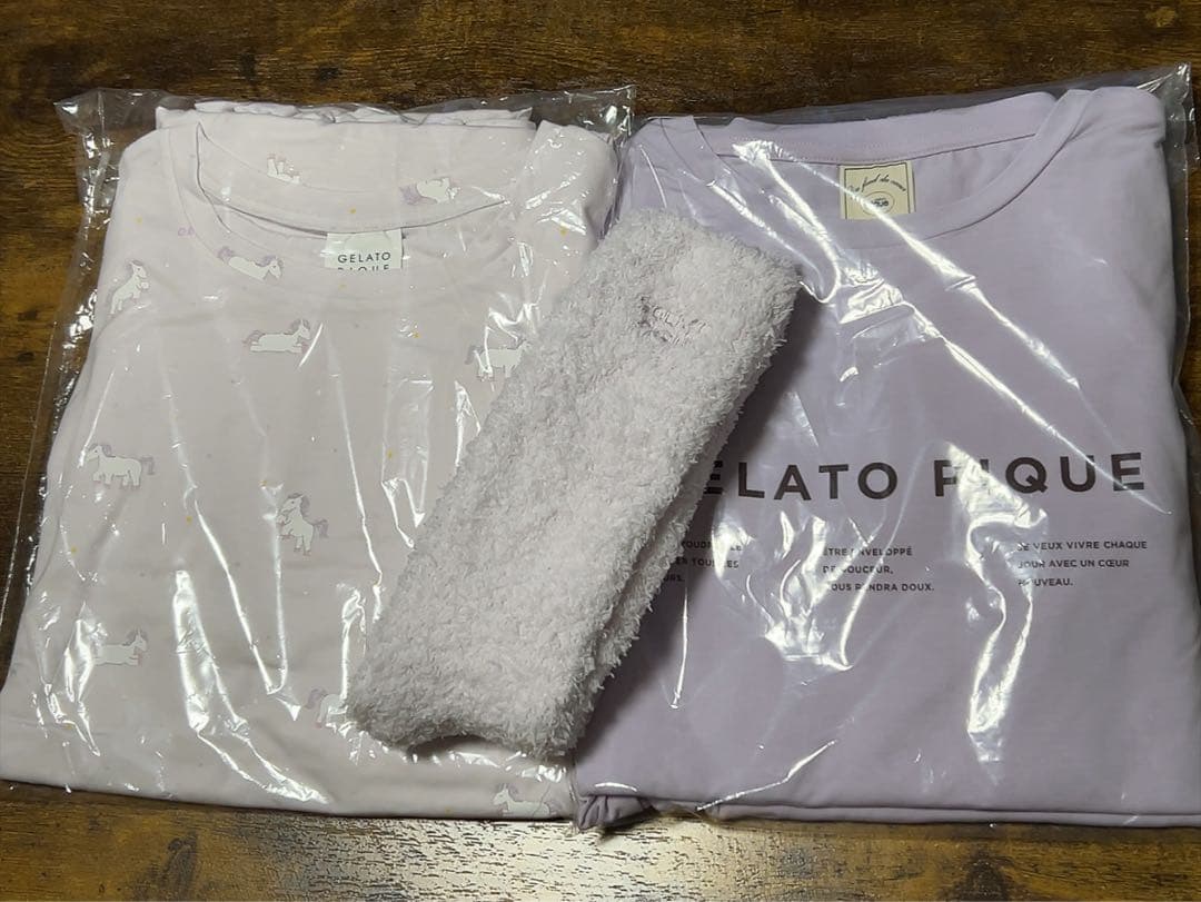 2026年 福袋 A B ジェラートピケ ルームウェア GELATO PIQUE