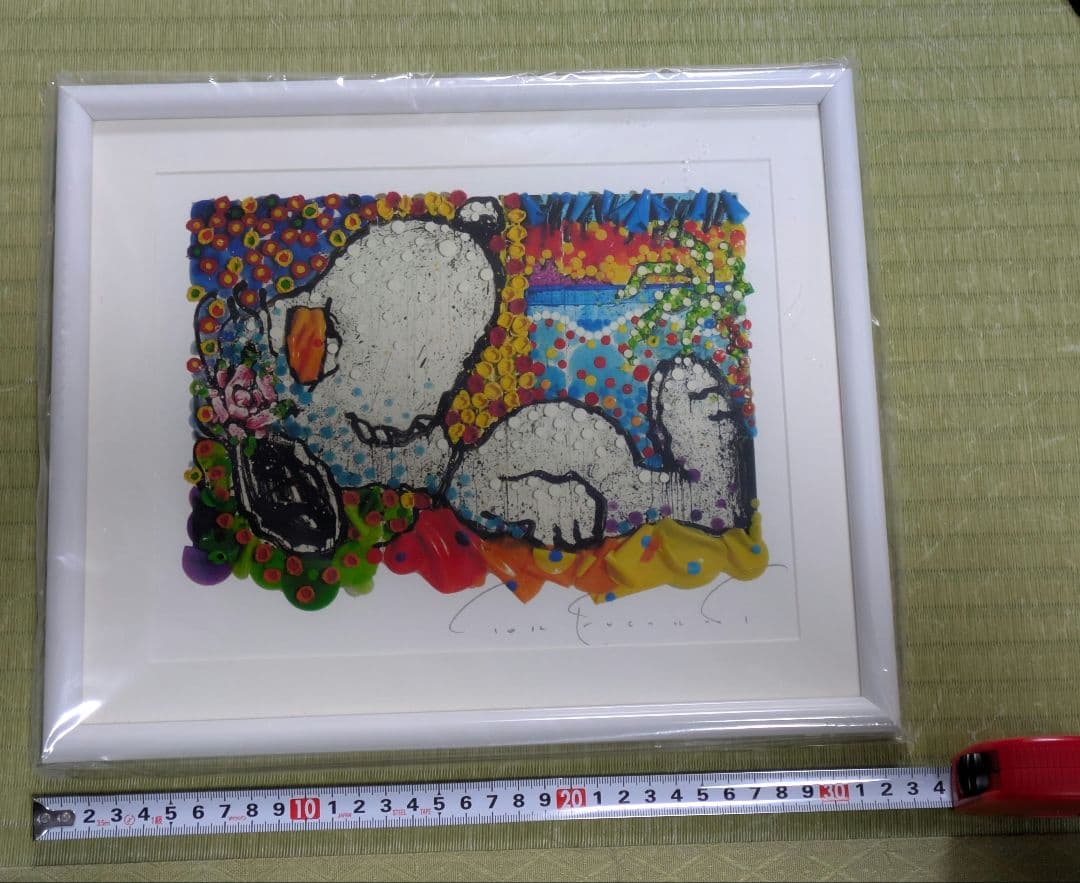 スヌーピー　トムエバハート　リトグラフ