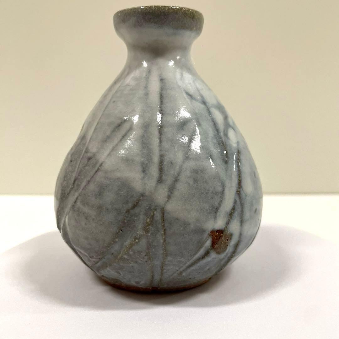 #XG201 陶芸家・萩焼・人間国宝・11代三輪休雪作・酒器・徳利・共箱栞付