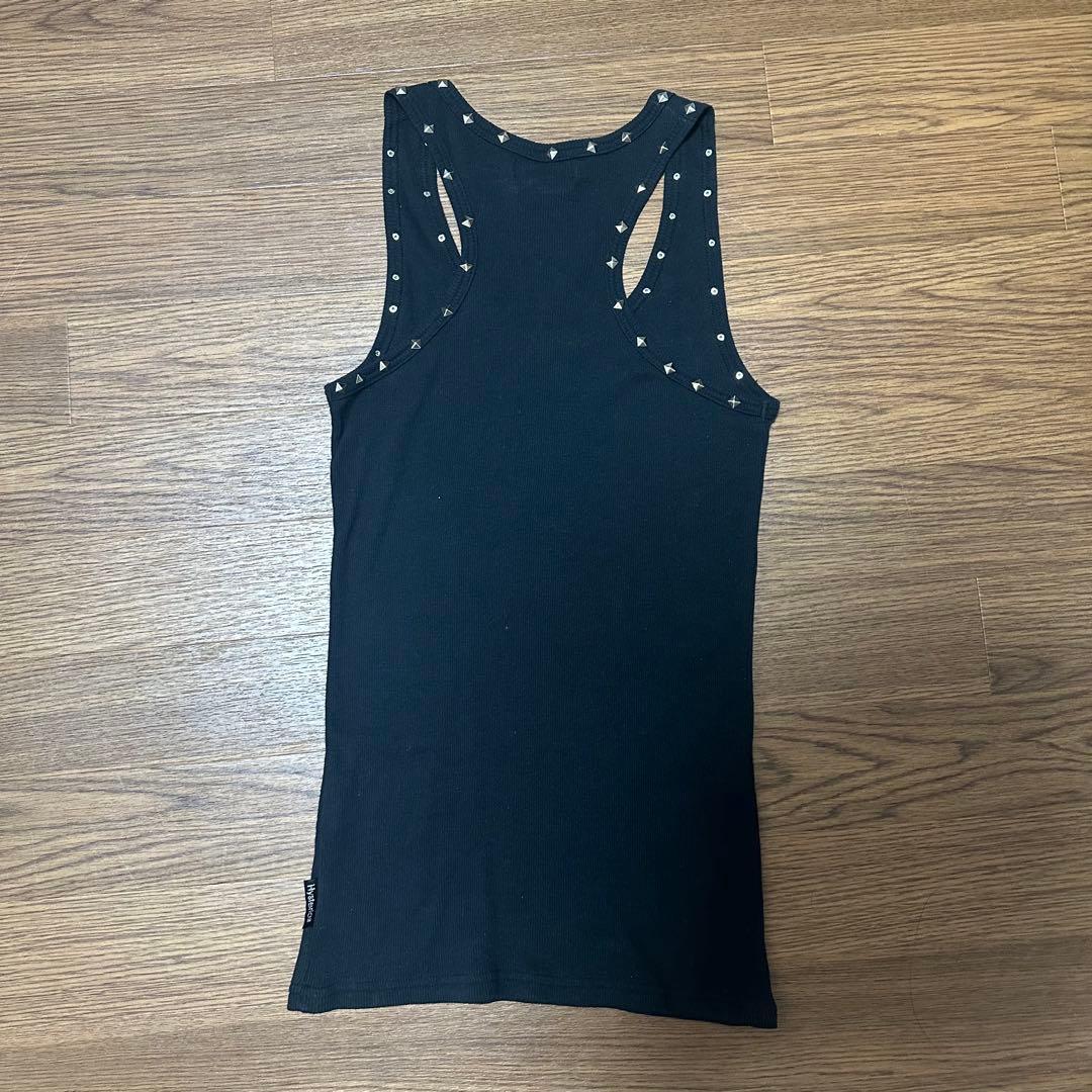 HYSTERICGLAMOUR Death Disco スタッズ付きタンクトップ