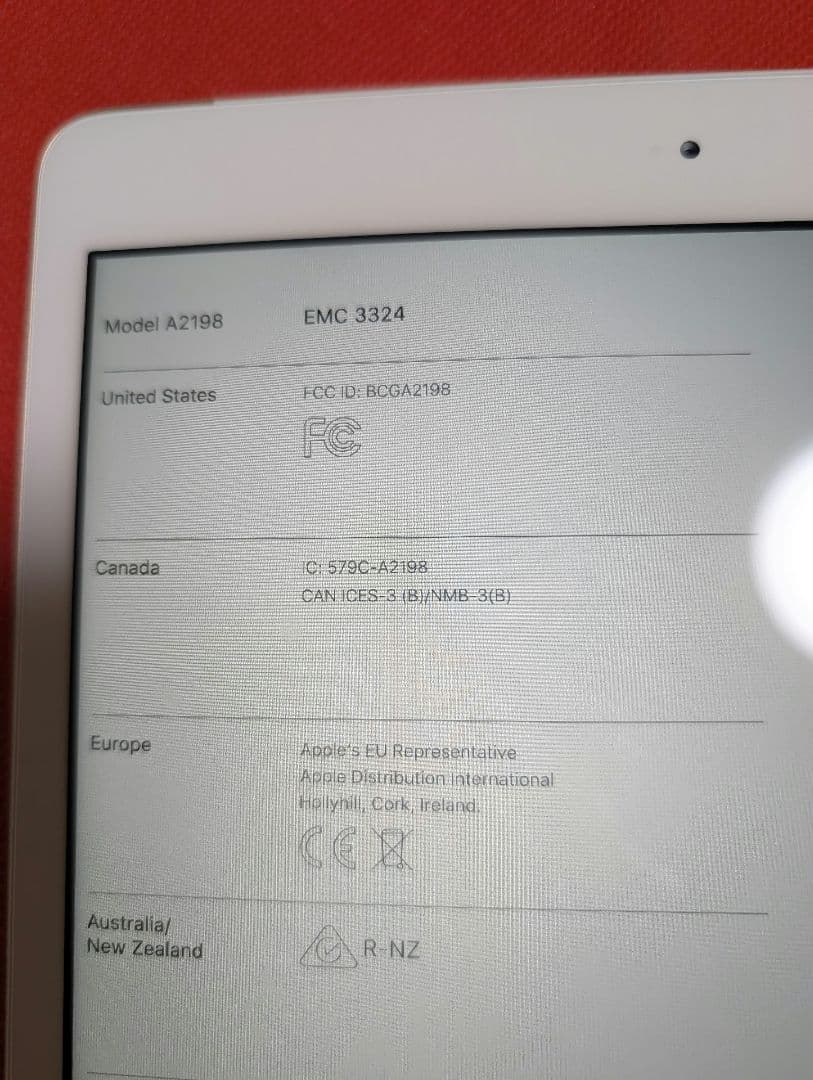 Apple iPad A2198 32GB ローズゴールド　極美品