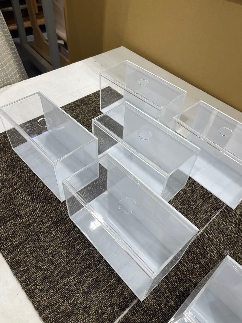 アクリル水槽、3mmベタ、メダカ専用。10台。送料込み。