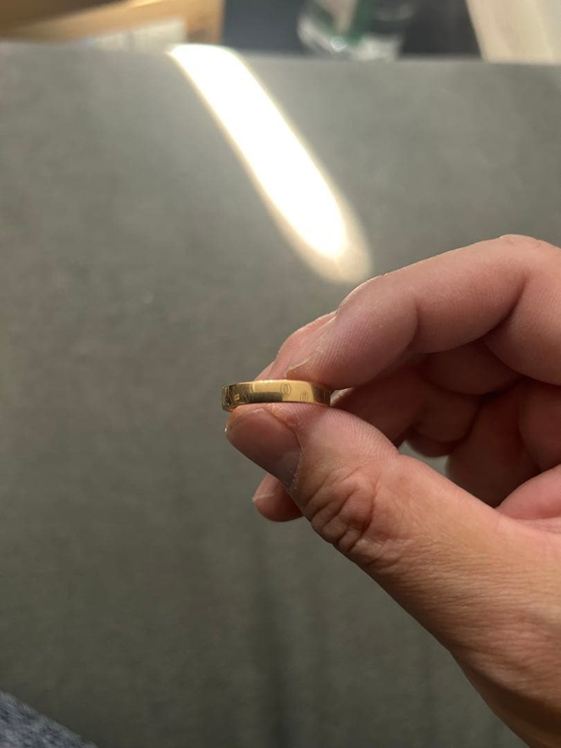 カルティエ　リングピンクゴールド