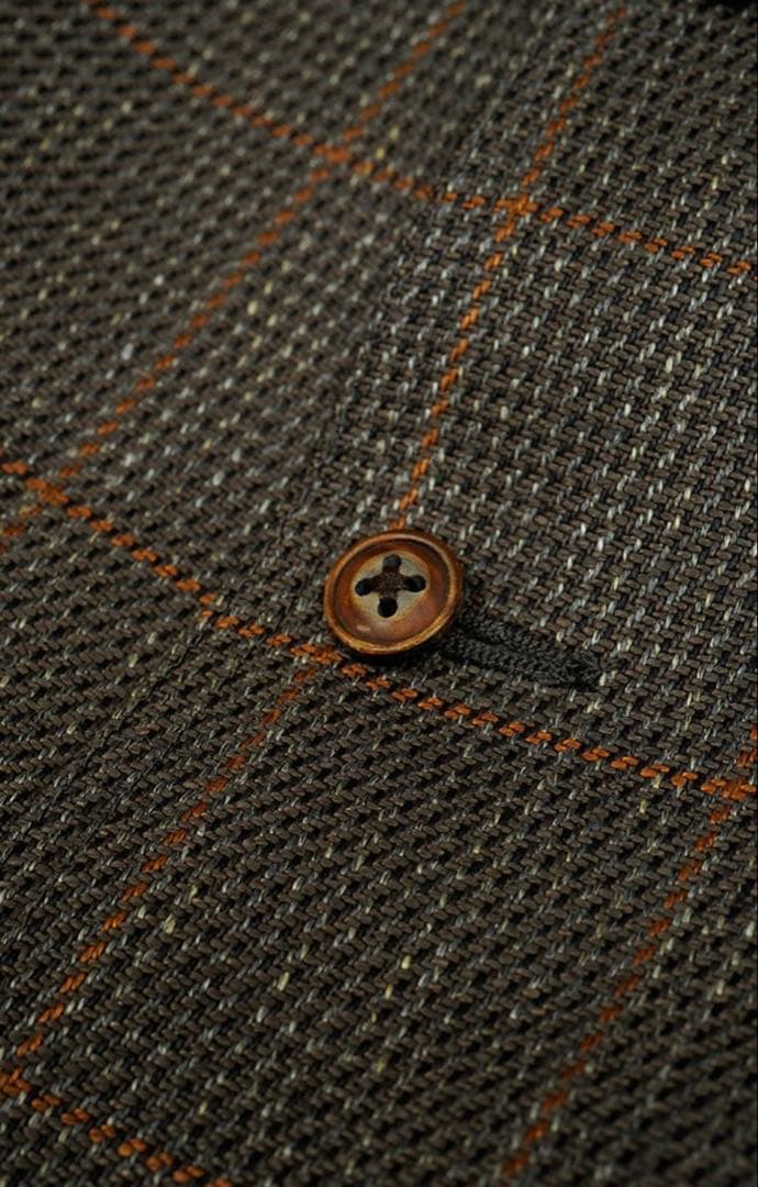 ナイジェル・ケーボン　コブラーベスト ヘンプチェック COBBLER VEST