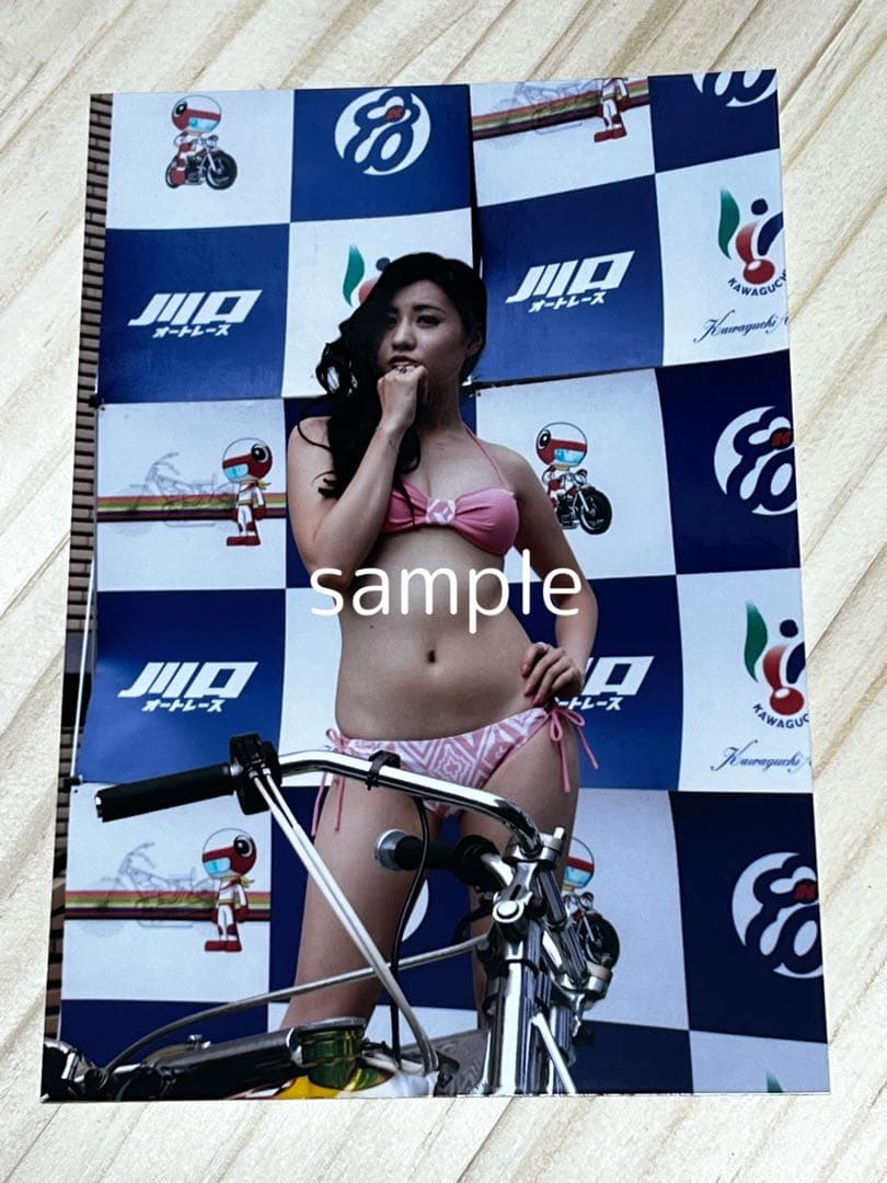 湯川舞さん　2013年　川口オートレース場　イベント配布生写真