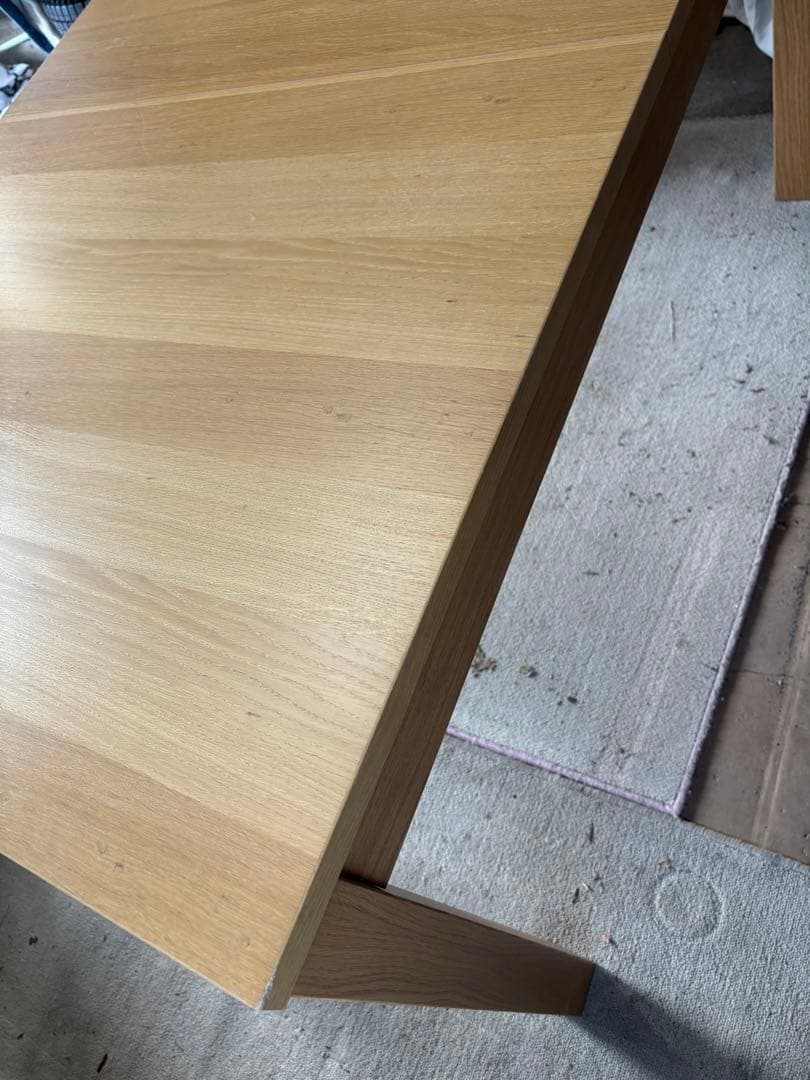 【IKEA】伸長式ダイニングテーブル 木目調