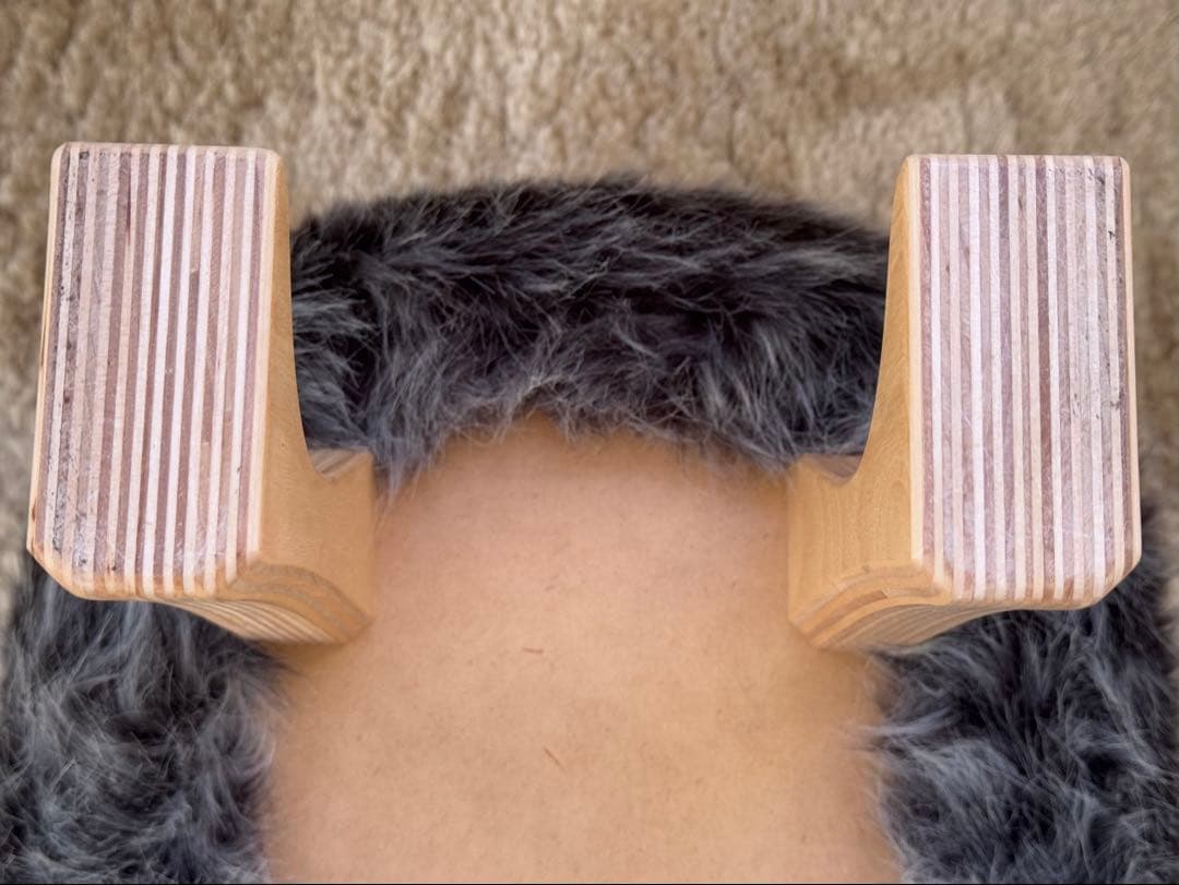 匠工芸 アニマル スツール ウルフグレー ミックス S オットマン STOOL