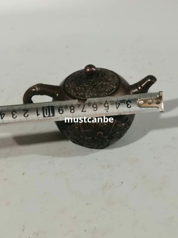 銅器 茶壺 八仙茶壺 酒壺 茶道具 装飾品 現代工芸品 置物