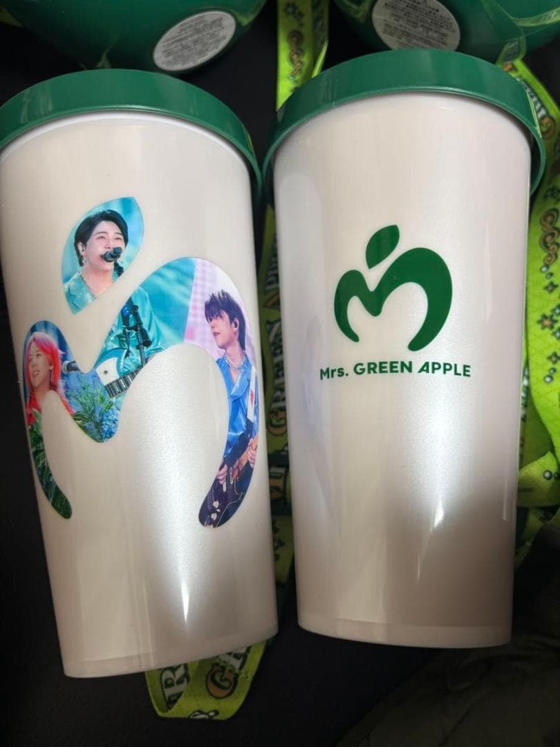 Mrs. Green Apple ポップコーンボックス ドリンクカップ 2個ずつ