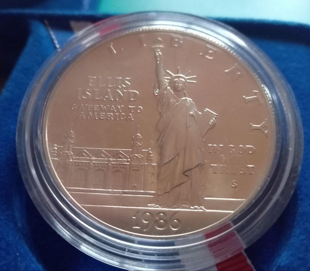 1986 自由の女神像100周年記念銀貨　プルーフ