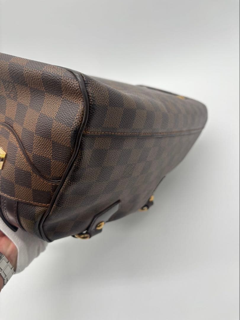 鑑定済 LOUIS VUITTON ルイヴィトン ダミエドゥオモ N60008