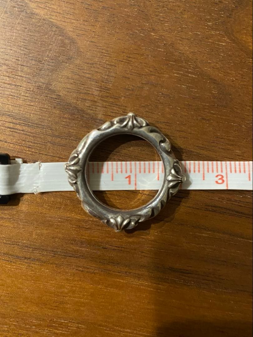 クロムハーツ SBTバンド リング 販売証明書(個人情報切り取り)あり