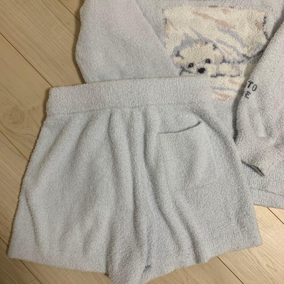 ジェラートピケ スリープドッグジャガードプルオーバー&ショートパンツ