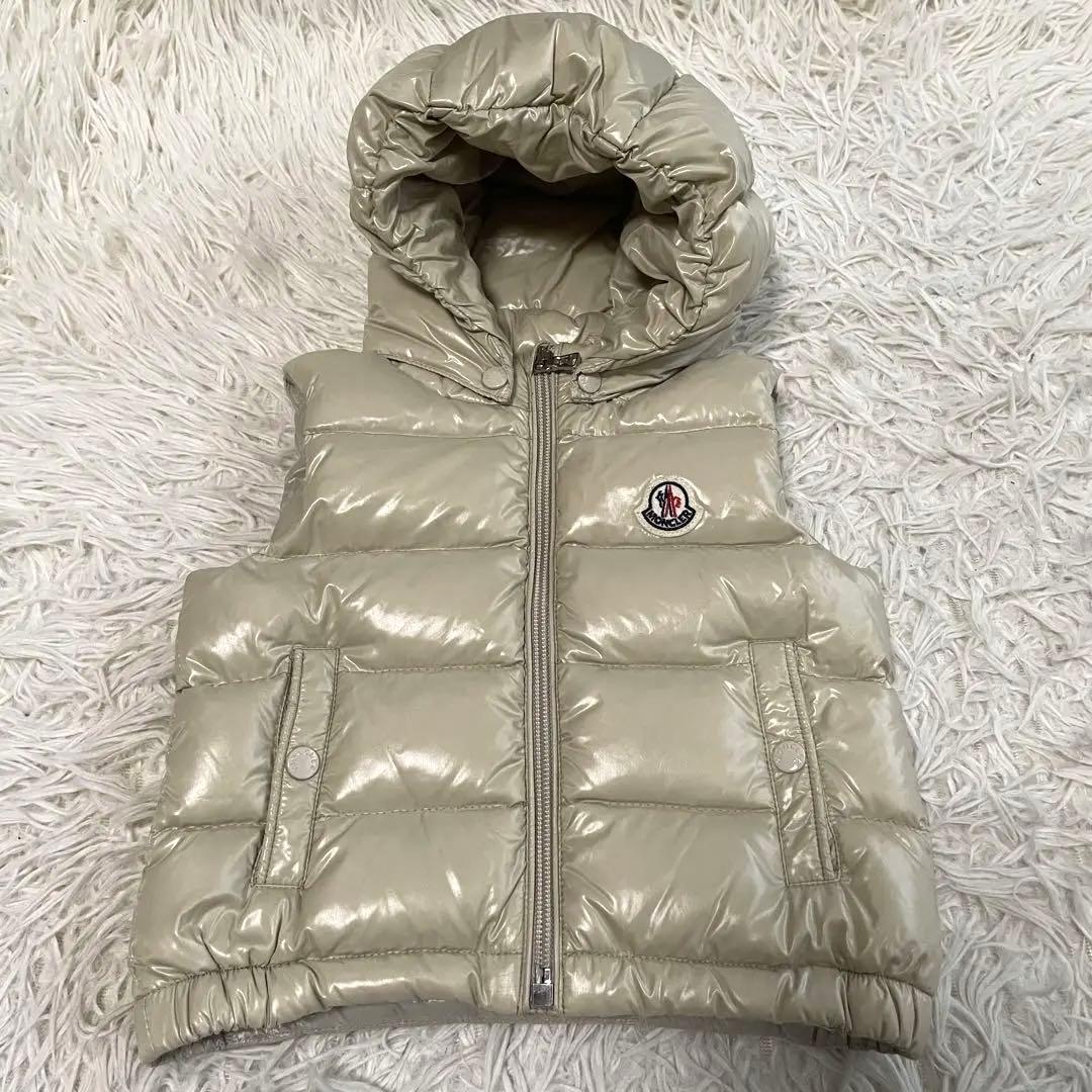 【美品】モンクレール　ダウンベスト　ベビー　80センチ