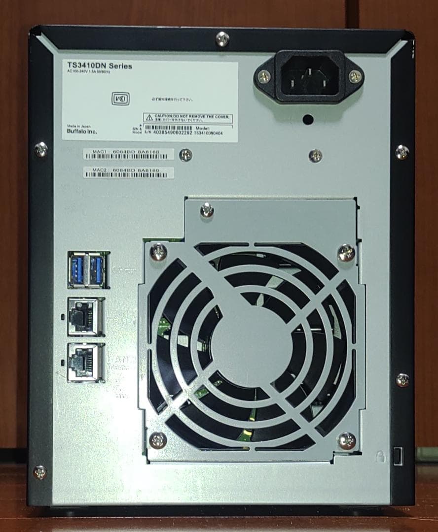 バッファロー テラステーション TS3410DN