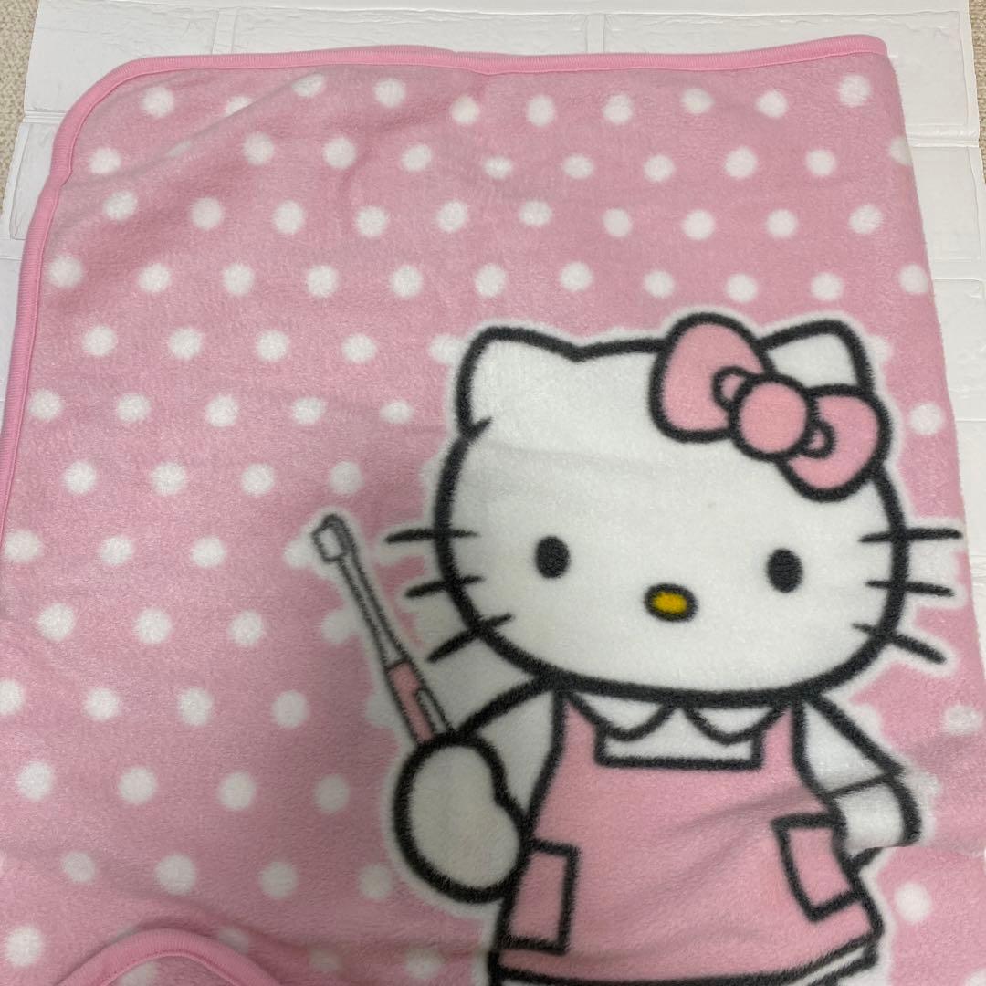 希少　未使用　キティ 非売品　平成レトロ　レア　ブランケット　膝掛け　オリジナル