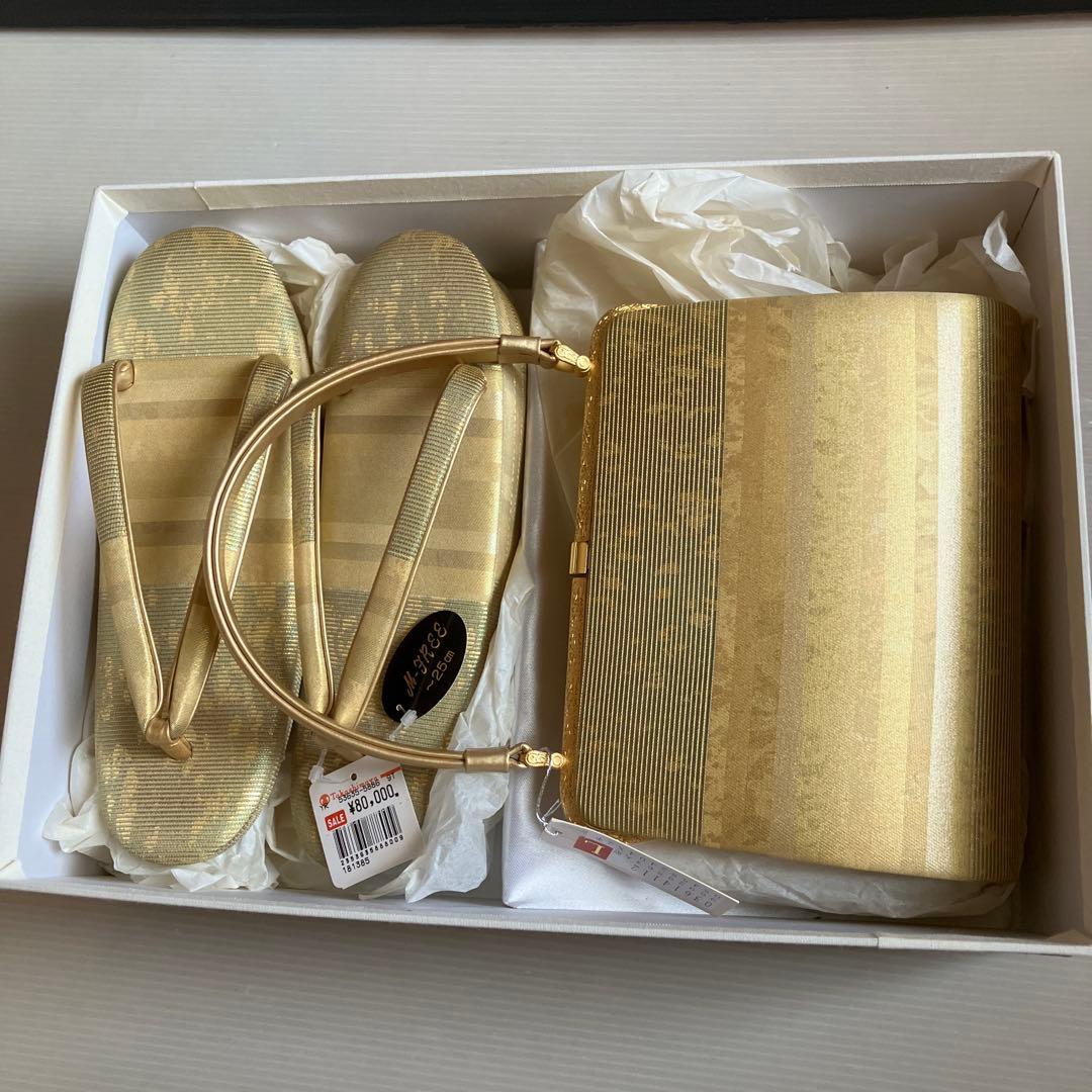 ★338 和装小物　草履　バック　セット