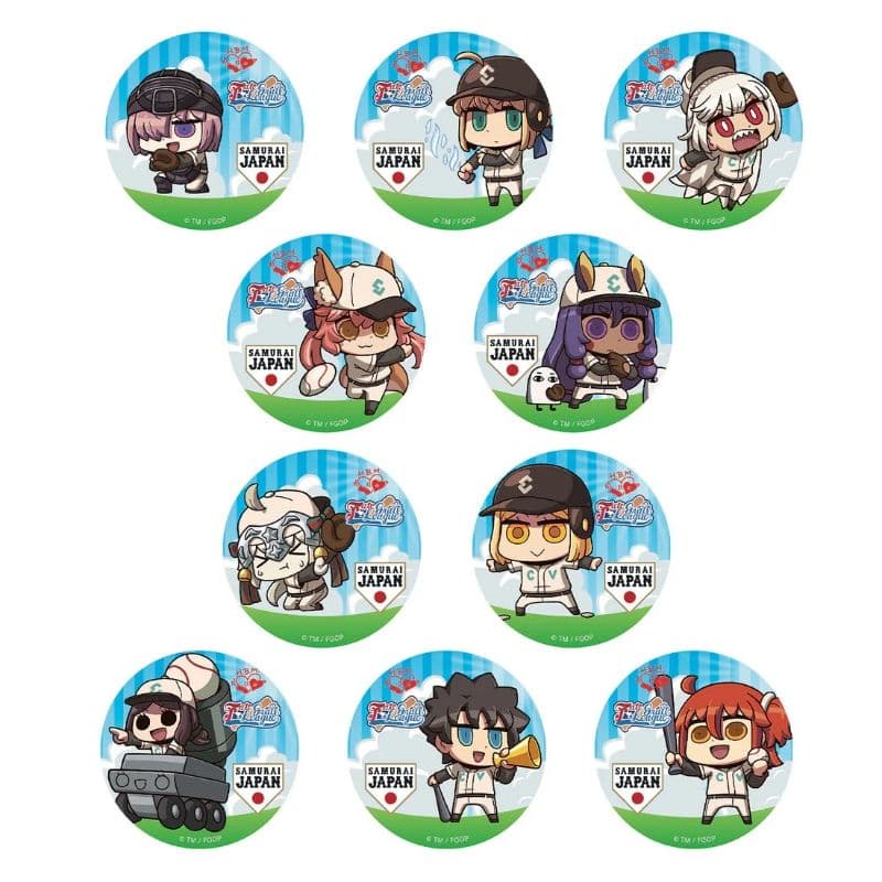 Fate/Grail League×SAMURAI JAPAN×HBMR缶バッチ