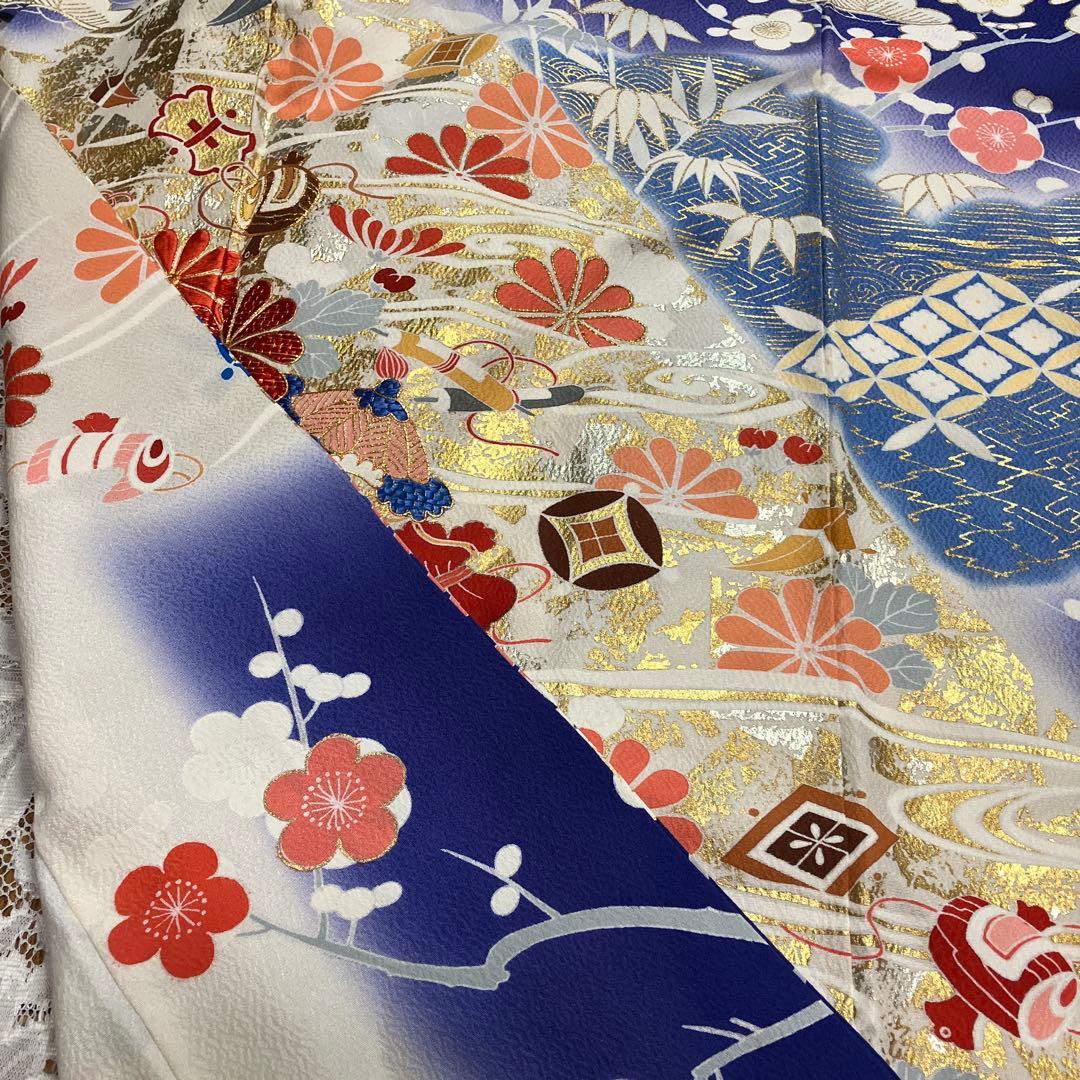 難有！超一流ちそう千總お振袖 落款入り松坂屋扱い 古典柄