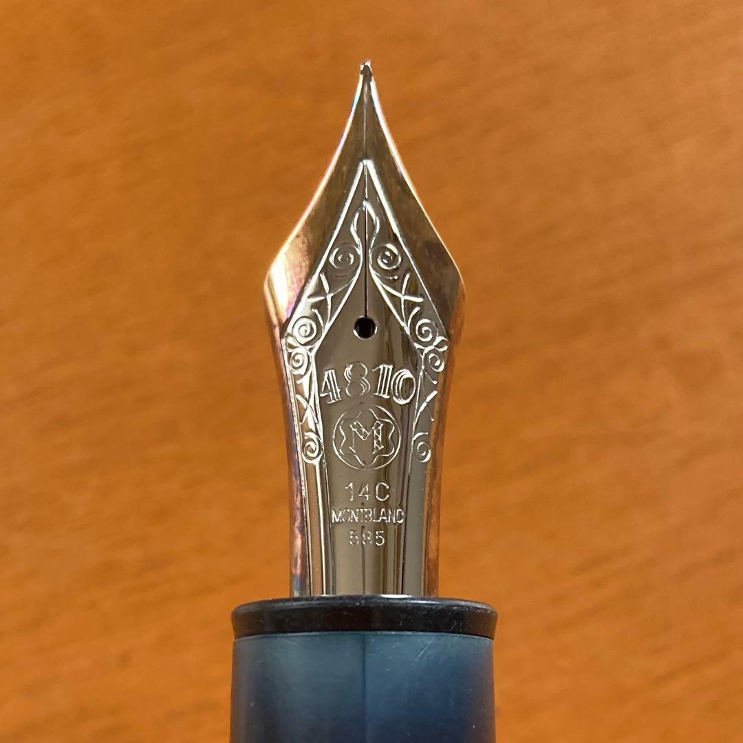 モンブラン149万年筆14C 吸入式ペン先はM中字14ｋ金