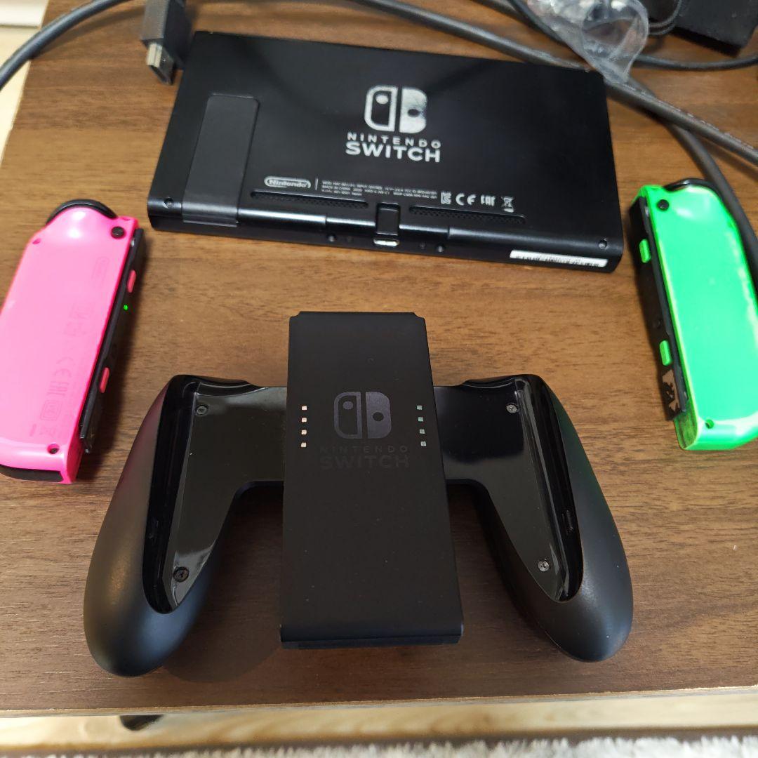 Nintendo Switch グリーン/ピンク 本体