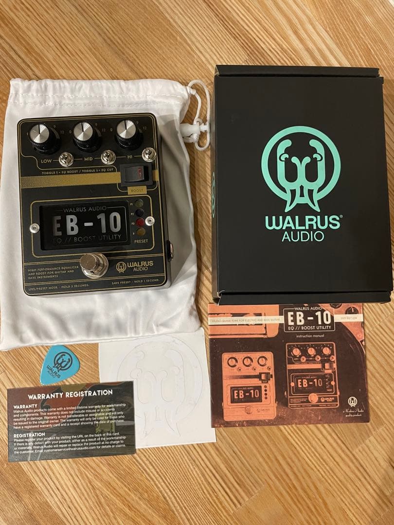 ギター Walrus Audio EB-10 Preamp EQ WAL-EB10#B