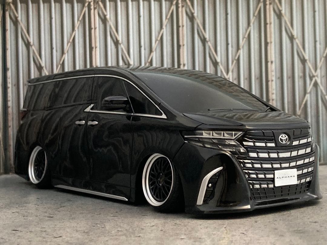 1/24新型アルファード・ブラック（カスタム品）