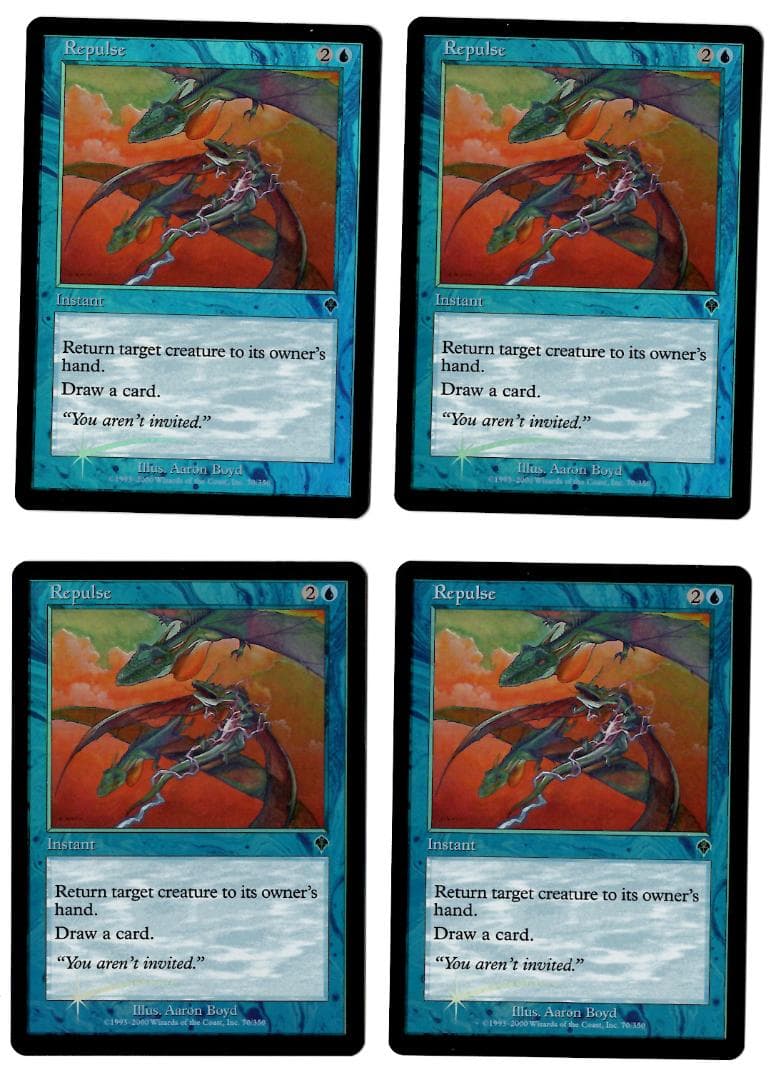 MTG INV 排撃 foil 4枚セット