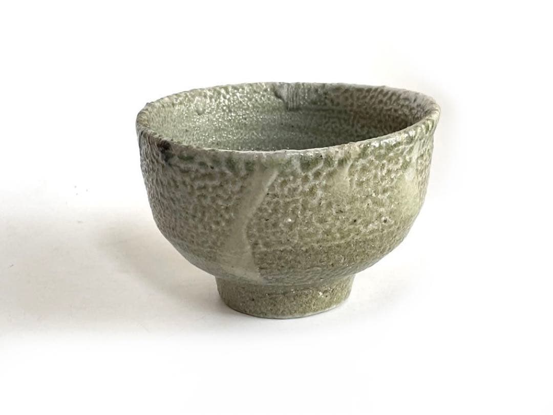 陶芸家　人間国宝　濱田庄司　浜田庄司　塩釉白流掛茶碗　茶盌　抹茶碗　共箱　益子