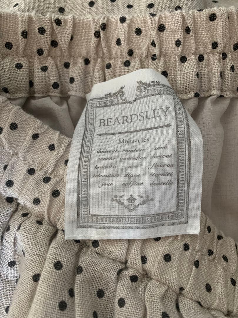 BEARDSLEY 100%リネン ドット キュロット