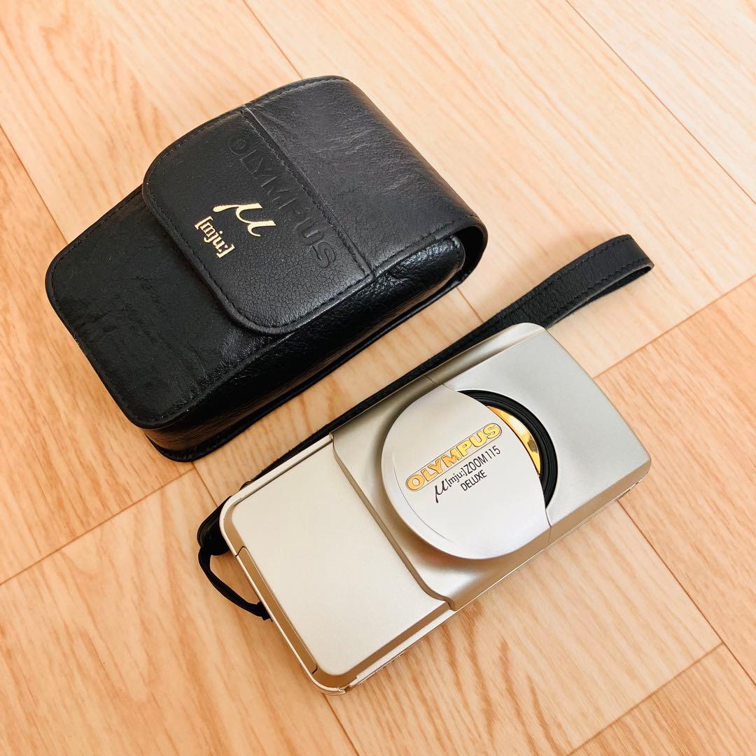 Olympus μ[mju:] ZOOM115 DELUXE 本革ケース付　匿名